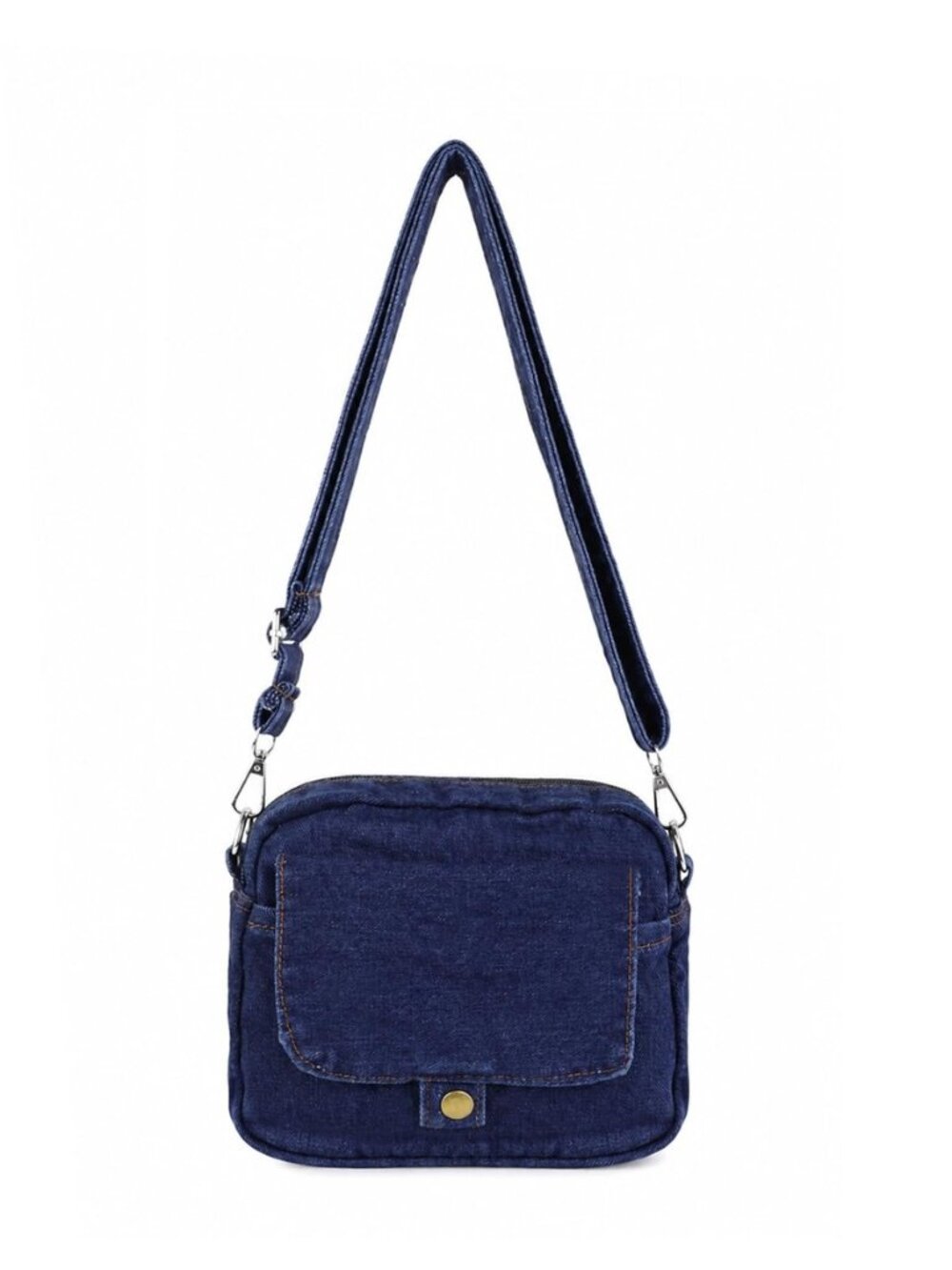Denim Womens Crossbody Bag, Retro Jean Shoulder Purse Handbag